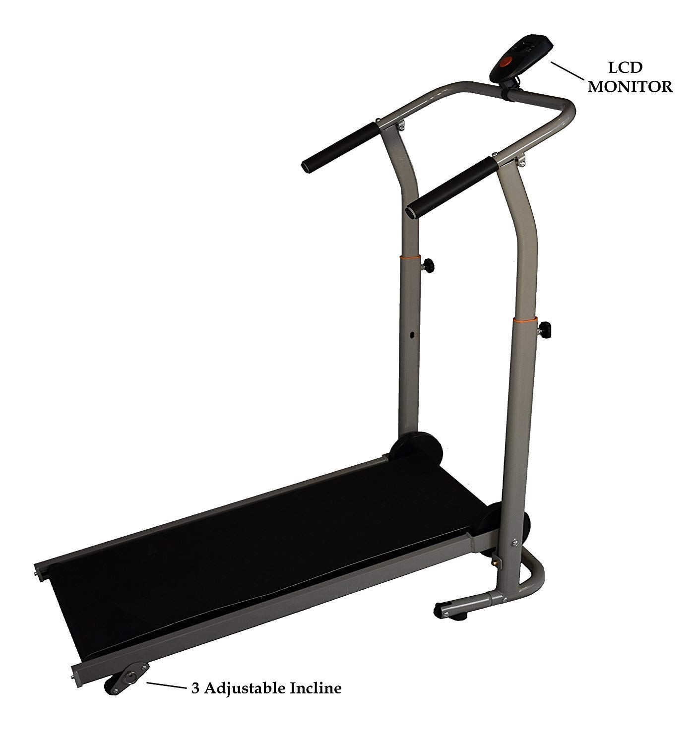 IJ Manual Treadmill Incline 5.0 Wide Belt Walking Running Cardio