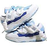 Y2K Walking Cute Sneakers for Women Thick Sole Walking Shoes Flat Platform Chunky Kawaii Style