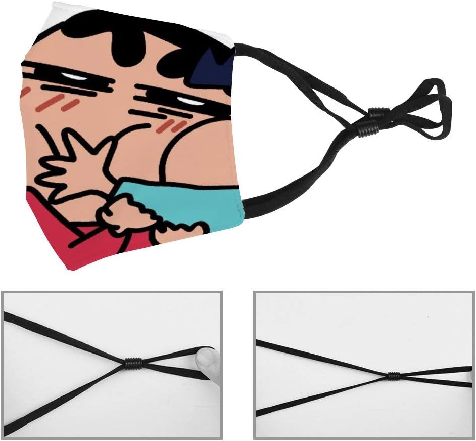 Amazon クレヨンしんちゃん 繰り返し使用 フェイスフィット フィルター 口の顔がセットアンチダストユニセッ洗える Earloops 防塵 1pcs 3pcs 5pcs None Brand ノーズマスク