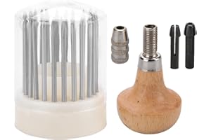 Beading Tool Jewelry Graver Kit Set, 23pcs Metal Beading Tools Set Engraving Bead Grain Tool, Diamond Stone Setting Beading T