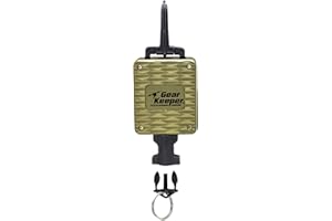 Gear Keeper Fly Fishing Net Retractor - Compatible with Most Nets - Various Mounting Options with QC-II Split Ring Accessory - Ideal Kayak & Fly Fishing Accessories - Made in USA