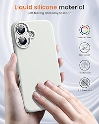 OuXul Designed for iPhone 16 Case,Shockproof Liquid