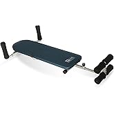 Stamina Products InLine Back Stretch Bench System, Blue Gray | Up to 250 lbs Weight Capacity; No Inversion Decompression fitness equipment