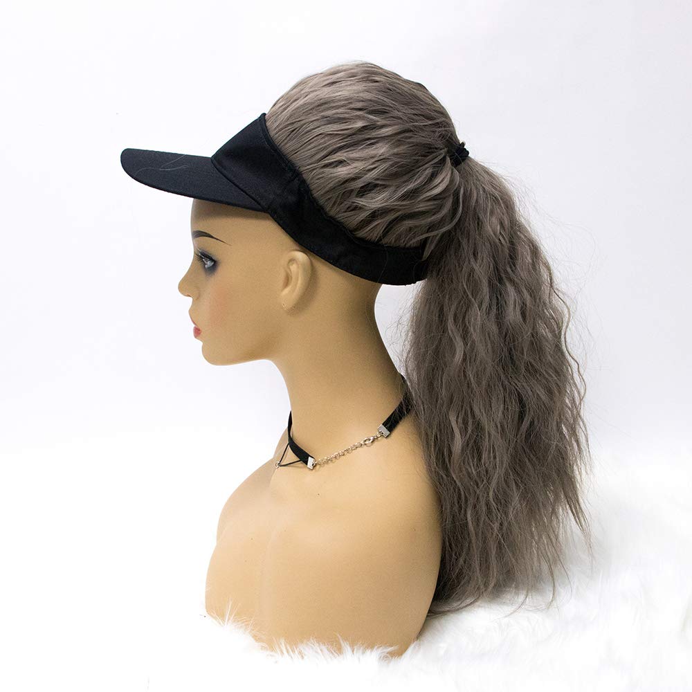 Sedittyhair Malaika Hat Wig Visor With Synthetic Ponytail