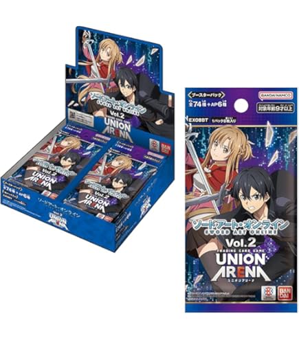 Amazon.com: Bandai (BANDAI) UNION ARENA Booster Pack, Sword Art