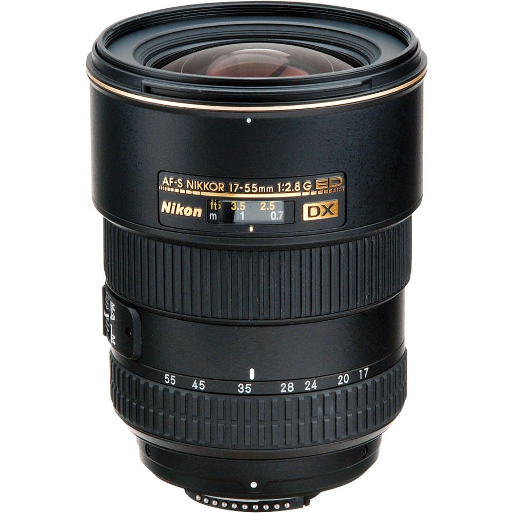 Nikon AF-S DX NIKKOR 17-55 mm f/2.8G IF-ED Lente de zoom con enfoque automático para cámaras Nikon DSLR