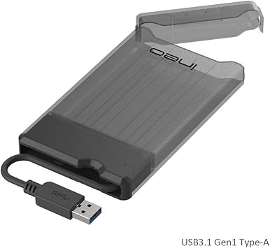 Caja con USB 3.1 para Disco Duro Externo 2.5: Amazon.es: Electrónica