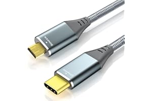 RUIZHI 4K Micro HDMI to USB C Cable 6ft for DSLR Camera Camcorder Tablet Monitor Laptop USB Type C Video Adapter Cord Unidire