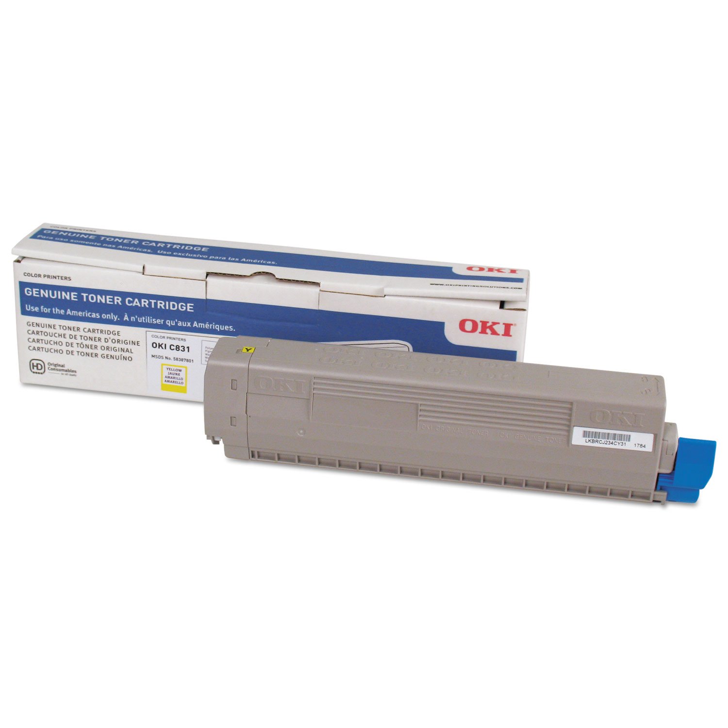 OKI C831/ 841 Toner Cartridge - Yellow