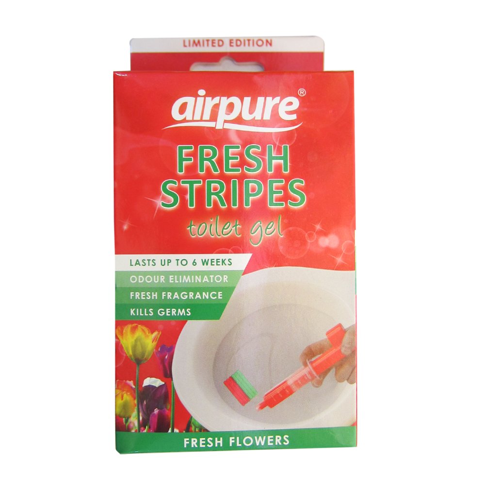 Mighty Burst Air Pure Dual Stripe Toilet Gel Fresh Lasting Scent Lasts Up to 6 Weeks 44 ml