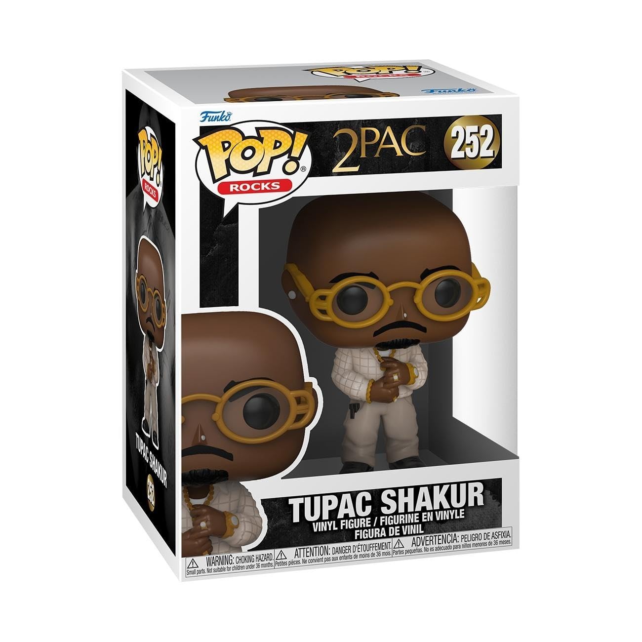Funko POP! Rocks: Tupac - Loyal to the Game - Collectable Vinyl Figure - Gift Idea - Official Merchandise - Toys for Kids & Adults - Music Fans - Model Figure for Collectors and Display