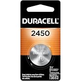 Duracell - 2450 3V Lithium Coin Battery - long lasting battery - 6 Count (Pack of 1)