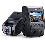 AUKEY Dash Cam FHD 1080p Car Camera Supercapacitor 170 Degree 6-Lane Wide Angle Lens Dashboard Camera Recorder with G-Sensor,