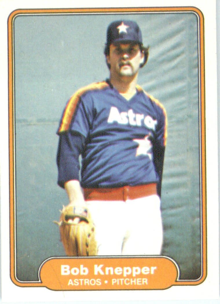 Amazon 1982 Fleer Baseball Card 219 Bob Knepper Collectibles 
