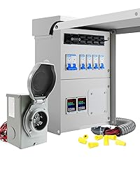 Upgraded 30 Amp 6 Circuit Transfer Switch Kit for