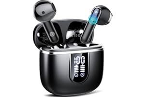 Wireless Earbuds, Bluetooth 5.4 Headphones in Ear with 4 ENC Noise Cancelling Mic, in Ear Earphones 40H, IP7 Waterproof, USB 