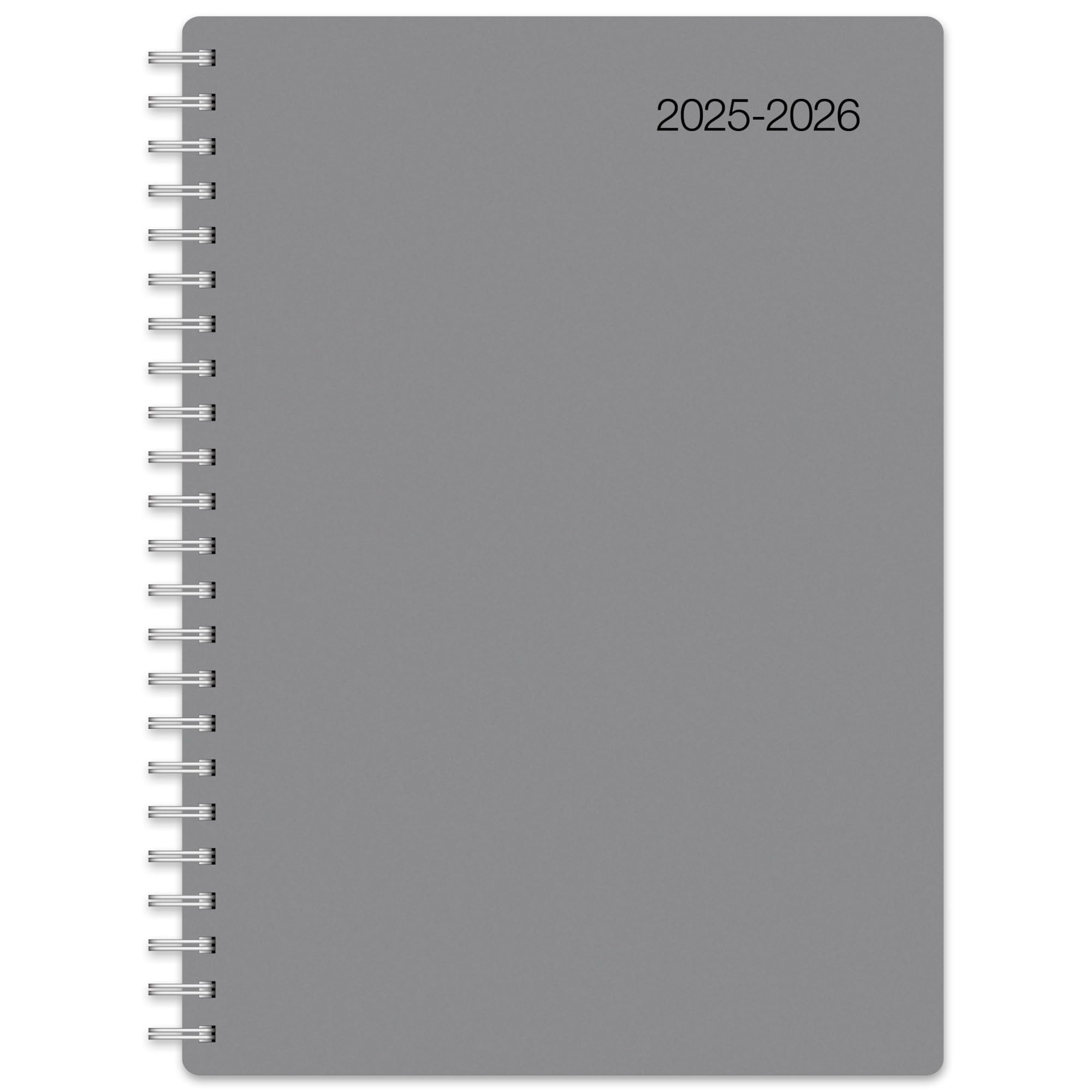 Photo 1 of 2025-2026 Office Depot® Brand Weekly/Monthly Academic Planner, 5" x 8", 30% Recycled, Gray, July 2025 To June 2026
