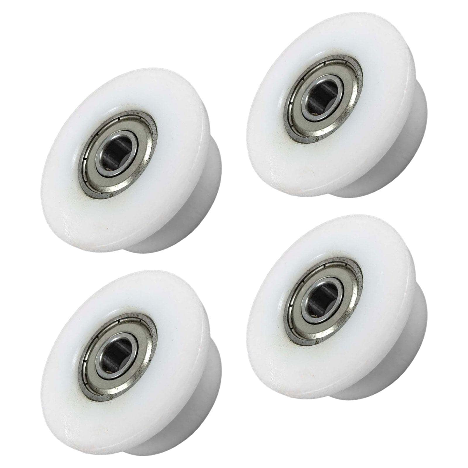 Baoblaze 4x Rowing Machine Bearing Wheel Replacement Part Rollers for Fitness Strength Training