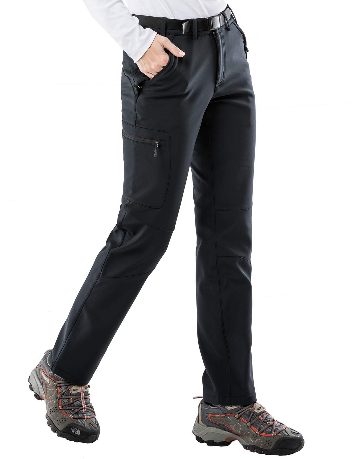 womens fleece cargo pants