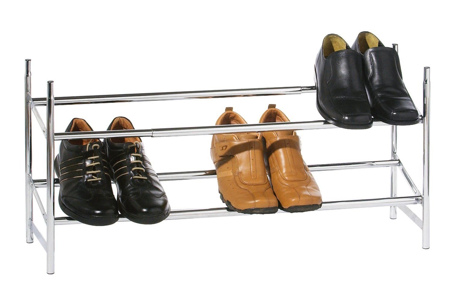 New 3 Tier Shoe Rack Stackable & Extendable Shoes Storage Organiser Stand