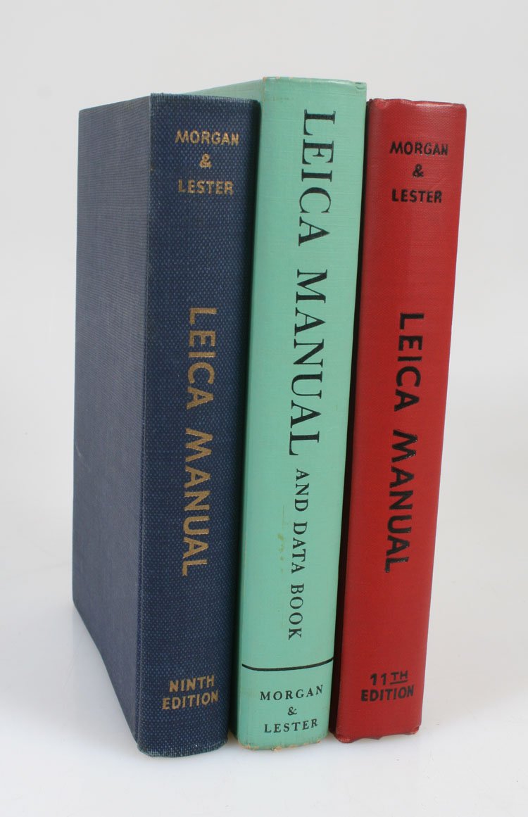 SET OF 3 LEICA MANUALS FROM 1943, 1947 AND 1955 Hardcover – 1943