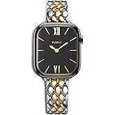 Tlselt Designer Band Compatible with Apple Watch Bands for Women 38/40/41/42/44/45/46/49mm, Dressy Fancy Stainless Steel Metal Strap for iWatch Series 11 10 9 8 7 6 5 4 3 SE Ultra 3 2 1