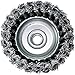 Makita 1 Piece - 4 Inch Knotted Wire Cup Brush for Grinders - Heavy-Duty Conditioning for Metal - 4