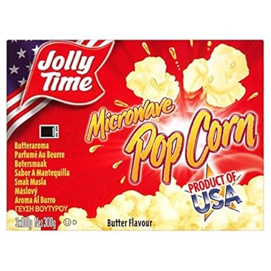 Jollytime Microondas Mantequilla 300 g de palomitas de maíz ...