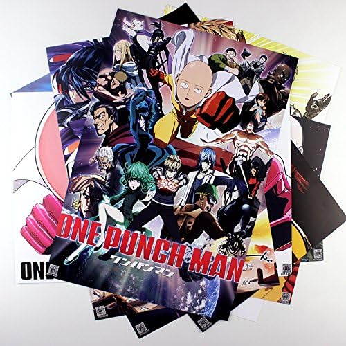 Bluefun Anime One Punch Man Posters 8pcs Set (A)