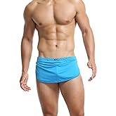 Evankin Men's Ultra-Thin Split Side Underwear Sexy Loincloth Thong Breathable Boxer Briefs Athletic Shorts