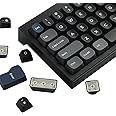 Hyekit PBT Keycaps - YMK Profile, Double Shot, Keycaps 75 Percent, 172 Keys Complete Set, Cool Custom Keycap Set for Cherry Gateron MX Mechanical Keyboard, Dark Night