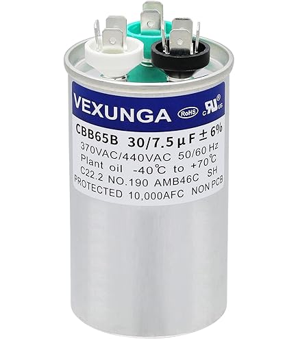 DTB Titan TRCFD3075 Dual Rated Motor Run Capacitor Round MFD 30