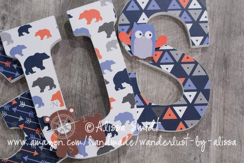 woodland nursery letters