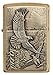 Zippo 20854 Where Eagles Dare Brushed Brass Pocket Lighter, Brushed Brass Where Eagles Darethumb 2