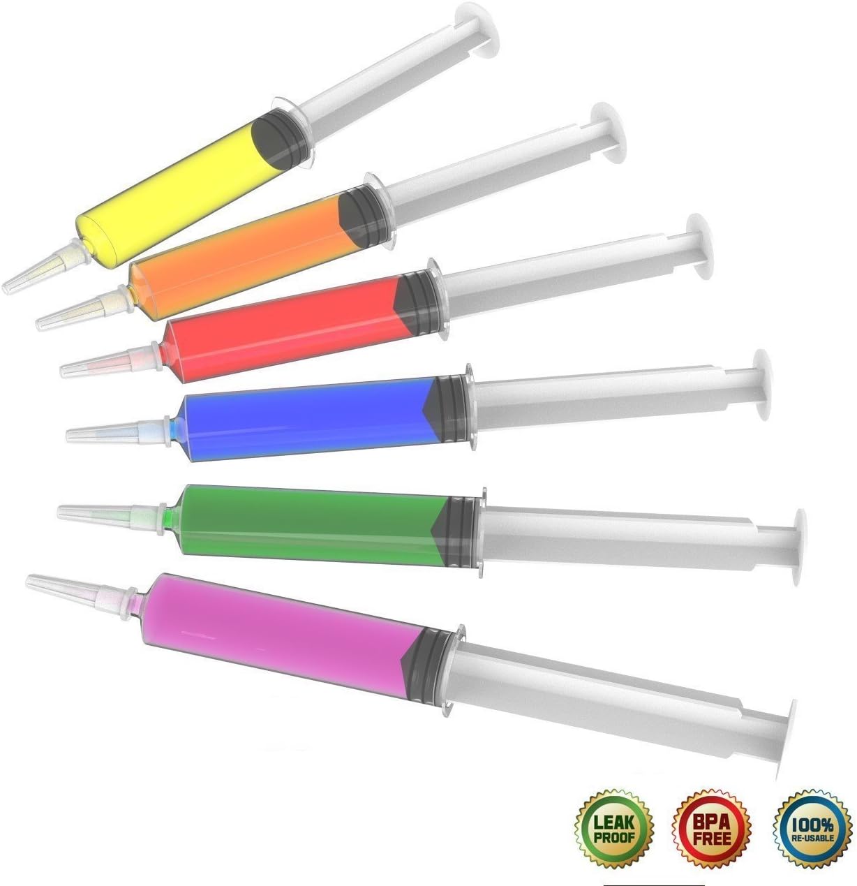 Spring SALE!!! - Party Jello Shot Syringes by Jellonimo - 25 Pack (2 Oz) - Leak Free, BPA Free, Re-usable