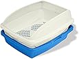 Van Ness CP5 Sifting Cat Pan/Litter Box with Frame, Blue/Gray