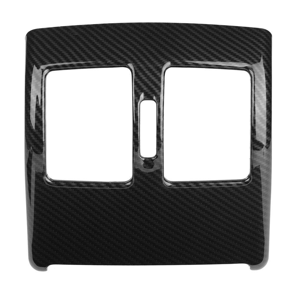 Rear Air Vent Frame, Carbon Fiber Style Rear Air Conditioning Vent Frame Trim for C Class W204 08-13