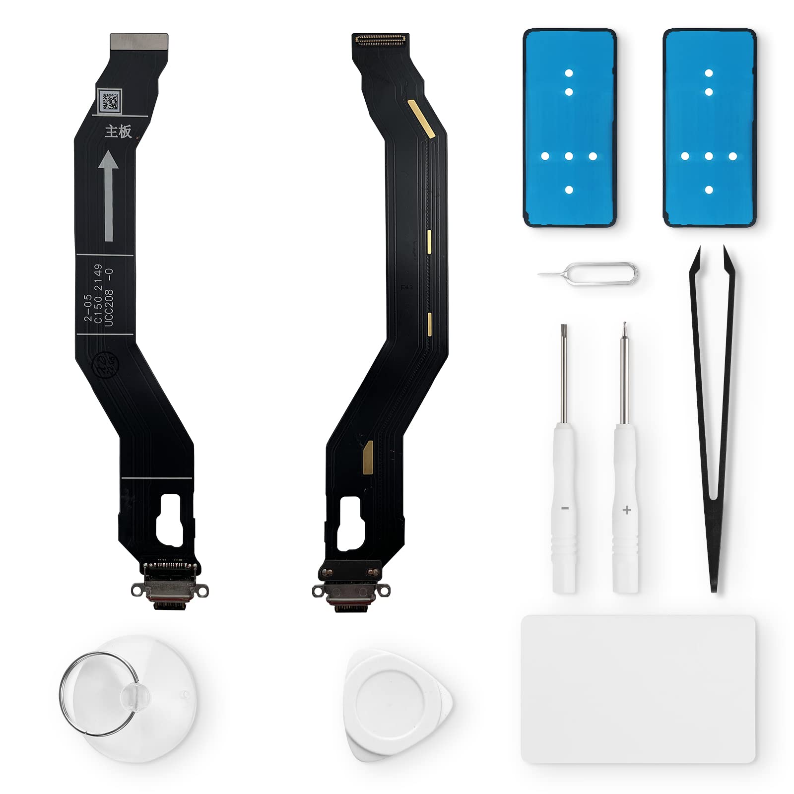 Eonpam Charging Port Replacement for OPPO Find X3/X3 Pro Charger Port Microphone Headphone Jack with Repair Kit