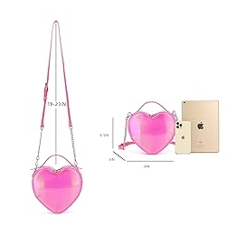 lola mae Heart Shape Satchel Crossbody Purse for
