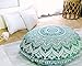 Popular Handicrafts Mandala Round Hippie Floor Pillow Cover | 100% Cotton Luxury, Artisan Room Décor for Your Living Room, Bedroom | Screen Printed Design 32