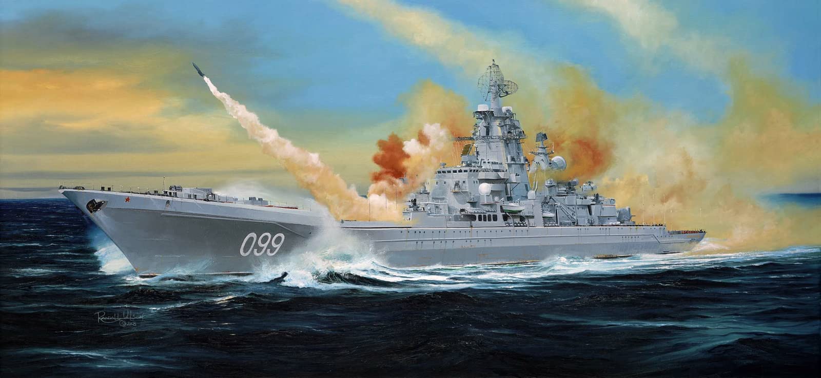 Trumpeter 1:350 - Russian Cruiser Pyotr Velikiy