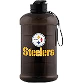 FOCO NFL Team Logo 2L Plastic Clear Large Sports Water Bottle