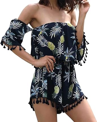 pineapple romper womens