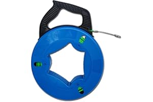 YANBORUI 82FT Professional Flexible Wire Rodding Guide Kit for Electrical Wiring Installation with Storage Case【25M*4.5mm】