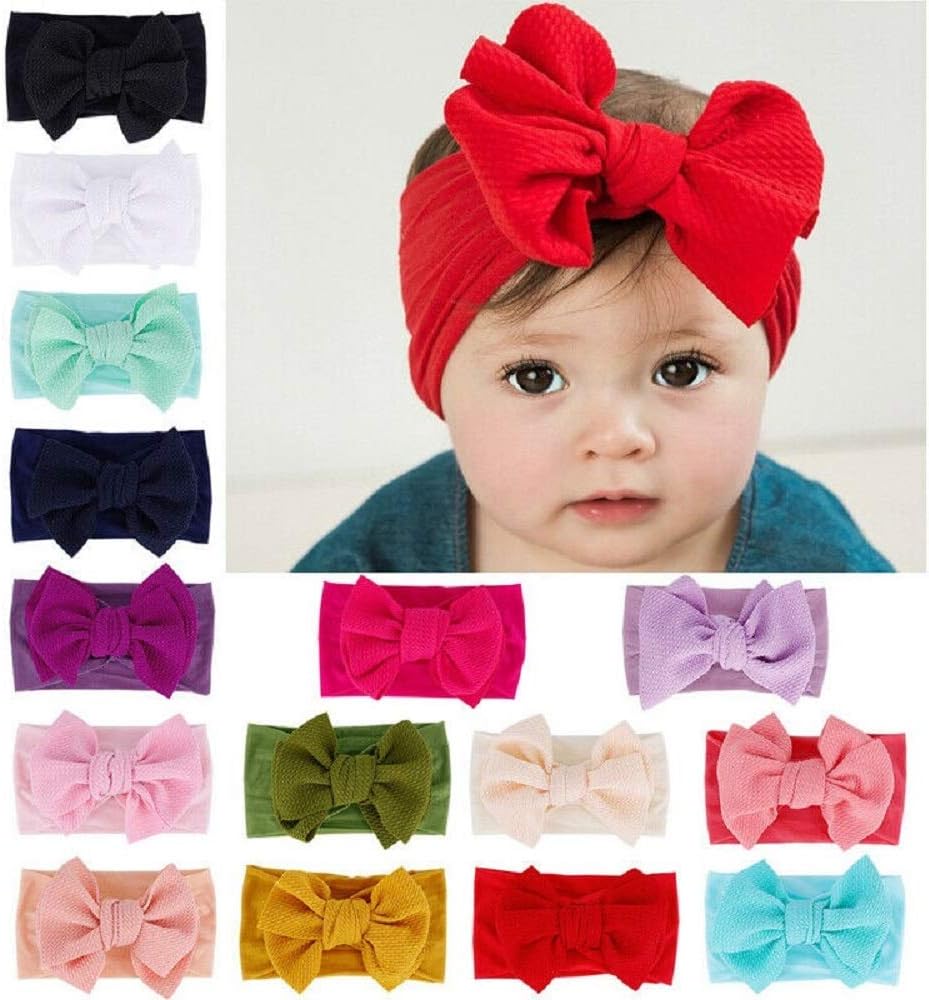 Lot De Bandeau Cheveux Pour Enfant Et Fille Lot De 8 Bandeaux Turban Elastique Accessoire Cheveux Bebe Fille Bebe Fille 0 24m Vetements Vrccert In