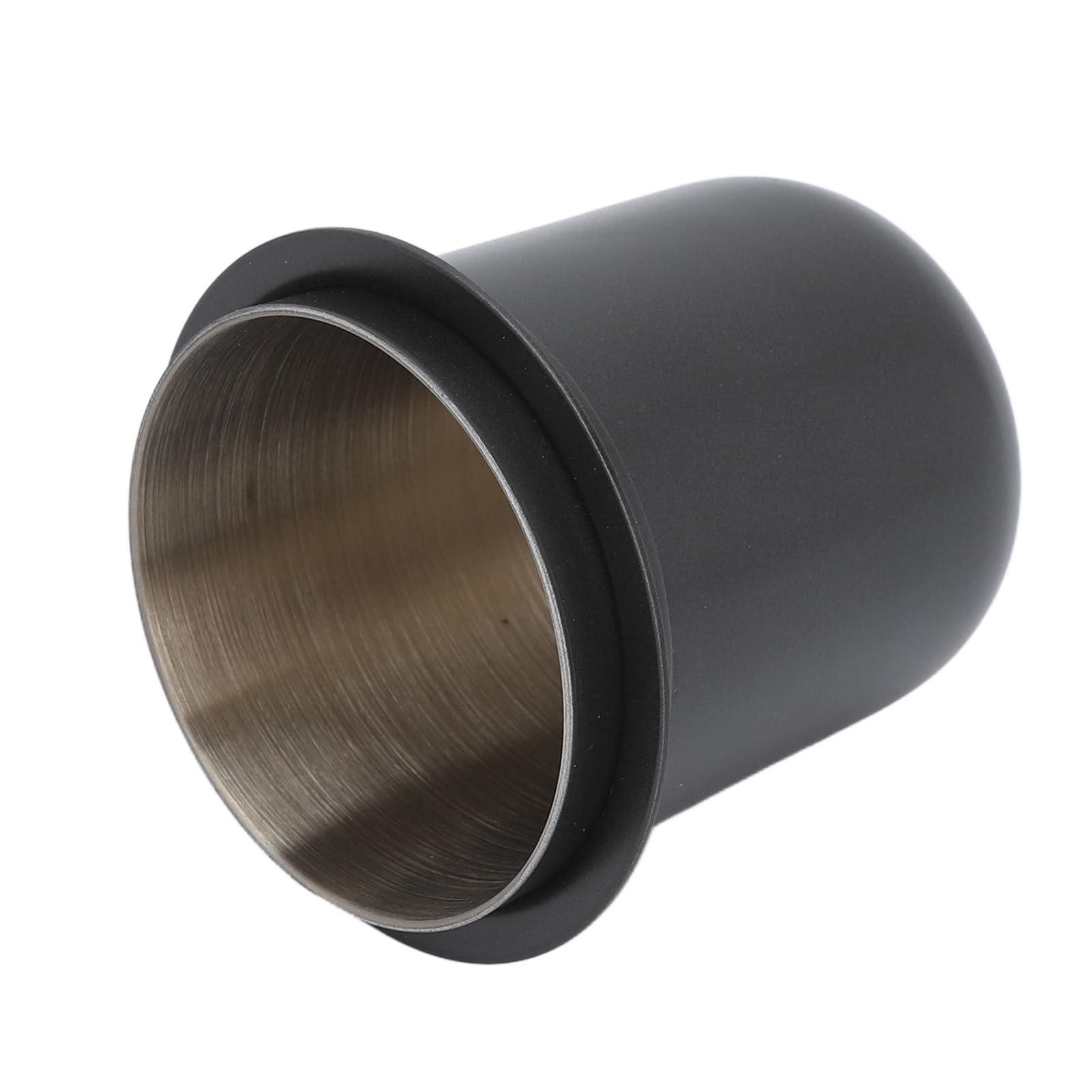 Stainless Steel Coffee Dosing Cup, 58mm, 150ml Capacity, Universal Portafilter Compatible, Black Grey Finish