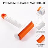 DOOHALO 4 Inch Brayer Roller Tool for Cricut & Printmaking, Tweezers Included view 8