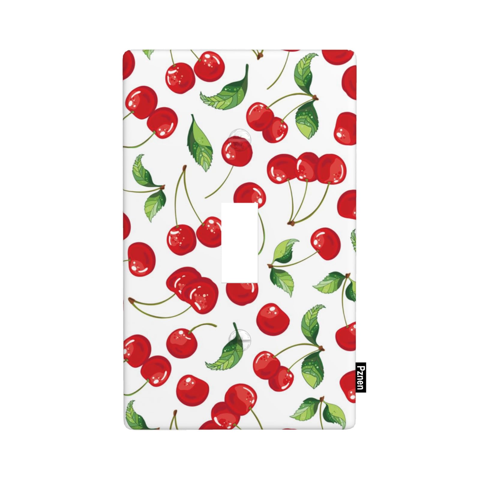 Pznen Cute Cherry Single Toggle Light Switch Cover