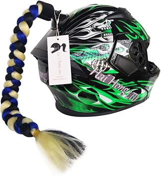 ponytail friendly motorcycle helmet