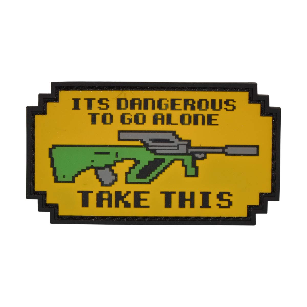 Cobra Tactical Solutions Military Patch It is Dangerous to Go Alone Steyr PVC Patch with Hook & Loop for Airsoft/Paintball for Tactical Clothing/Backpack